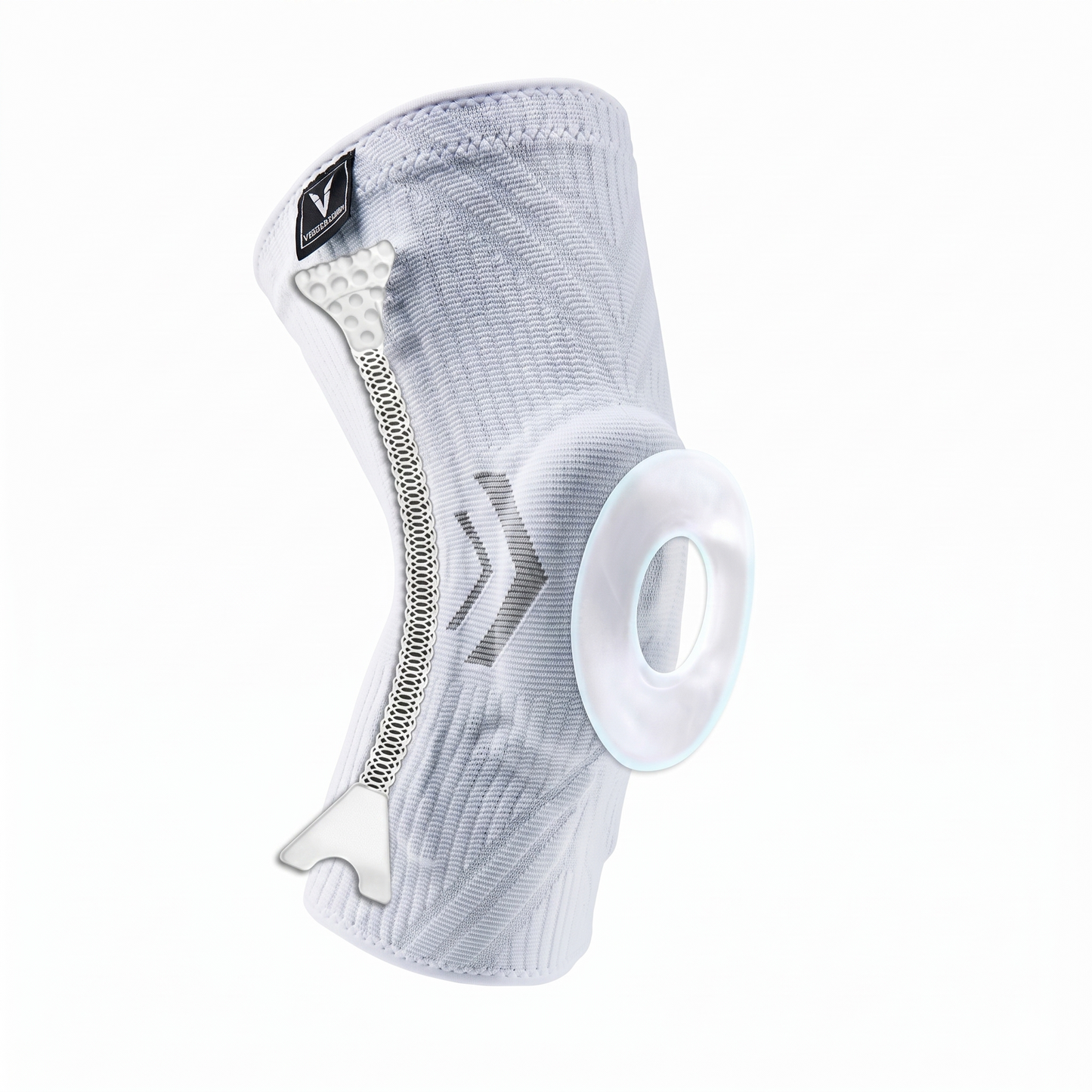 Ginocchiera Sportiva a Compressione 3D con Anello in Silicone e Molle Laterali | Supporto per Basket e Pallavolo