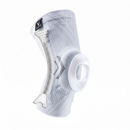 Ginocchiera Sportiva a Compressione 3D con Anello in Silicone e Molle Laterali | Supporto per Basket e Pallavolo