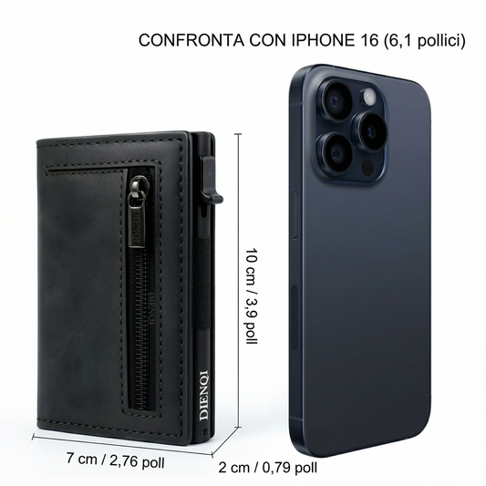 Porta carte di credito uomo con RFID