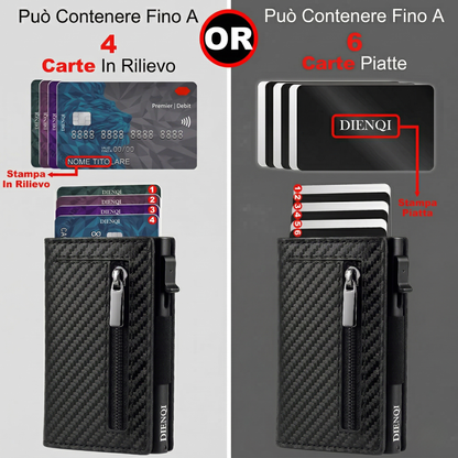 Porta carte di credito uomo con RFID