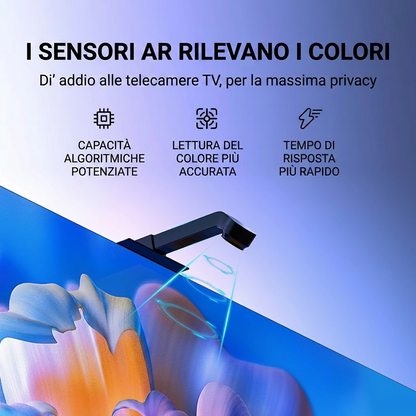 Kit Retroilluminazione TV LED RGBIC con Fotocamera | Sincronizzazione Schermo Smart e App (55-75 Pollici)